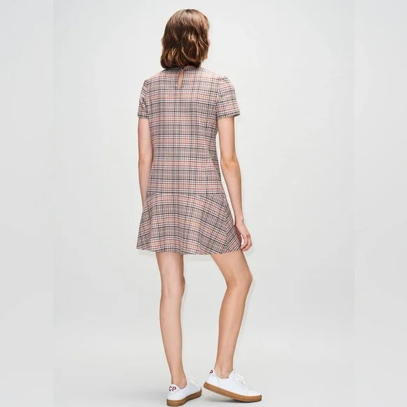CLAUDIE PIERLOT
Short-Sleeved Checkered Dress - Picture 5 of 16